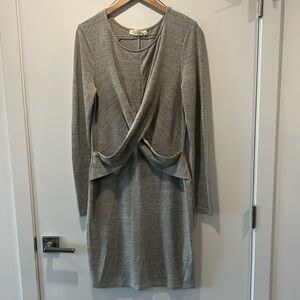 The Ellery Dress by RD Style | Cozy grey crossover